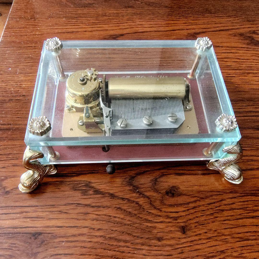 クラシックオルゴール ガラスケース付き