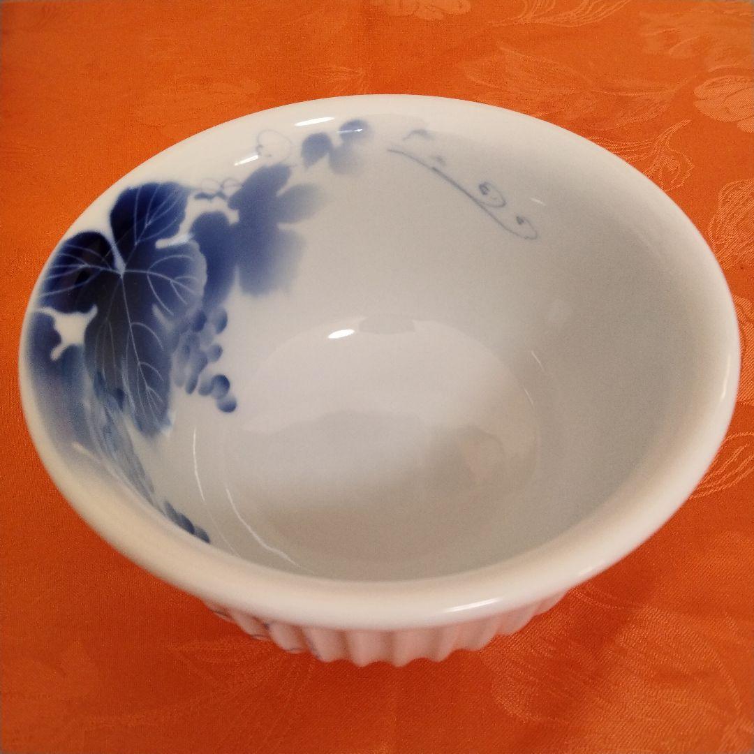 深川製磁 ブルーワイナリー 深型どんぶり 4個セット