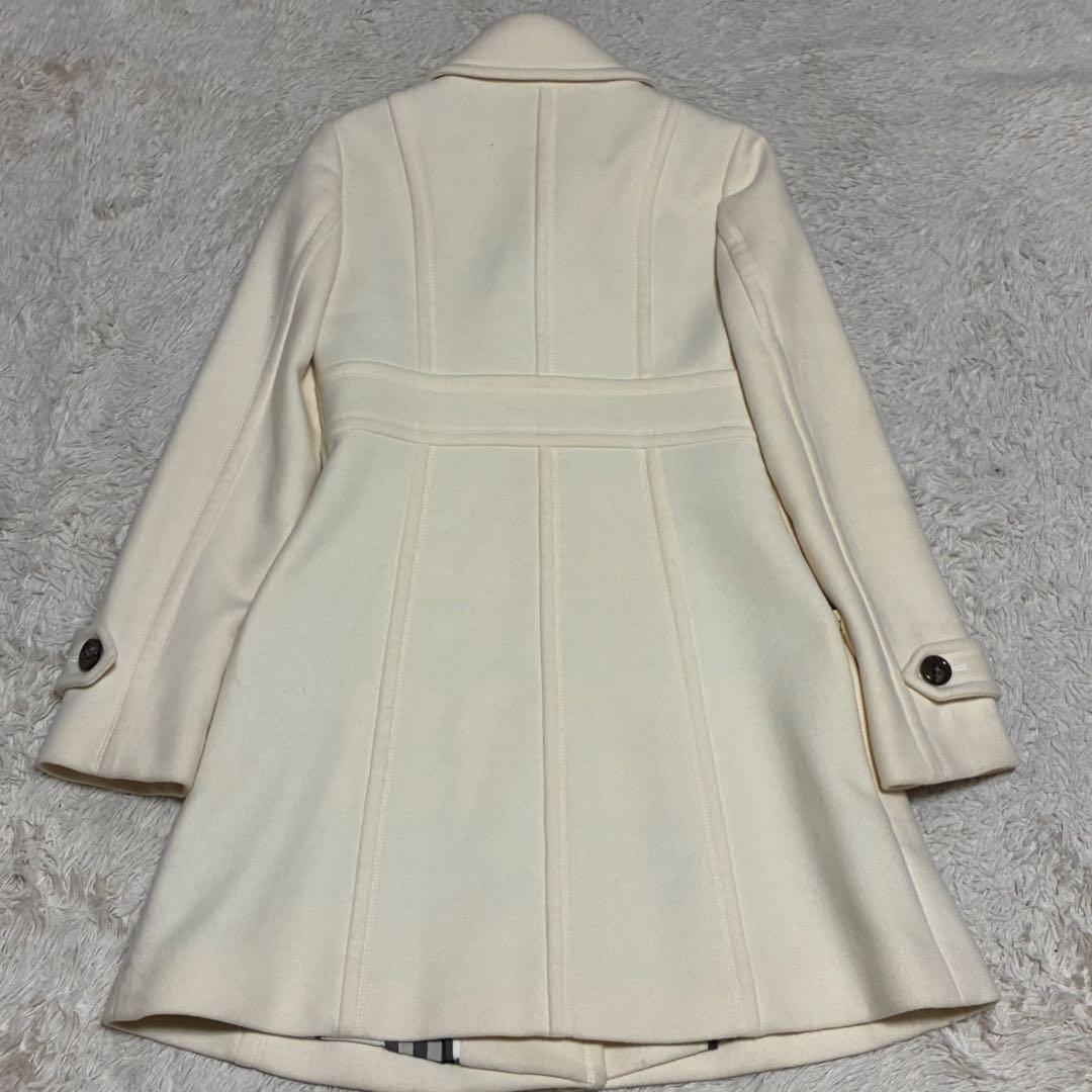 BURBERRY アンゴラ 2WAY チンストラップ ノバチェック コート