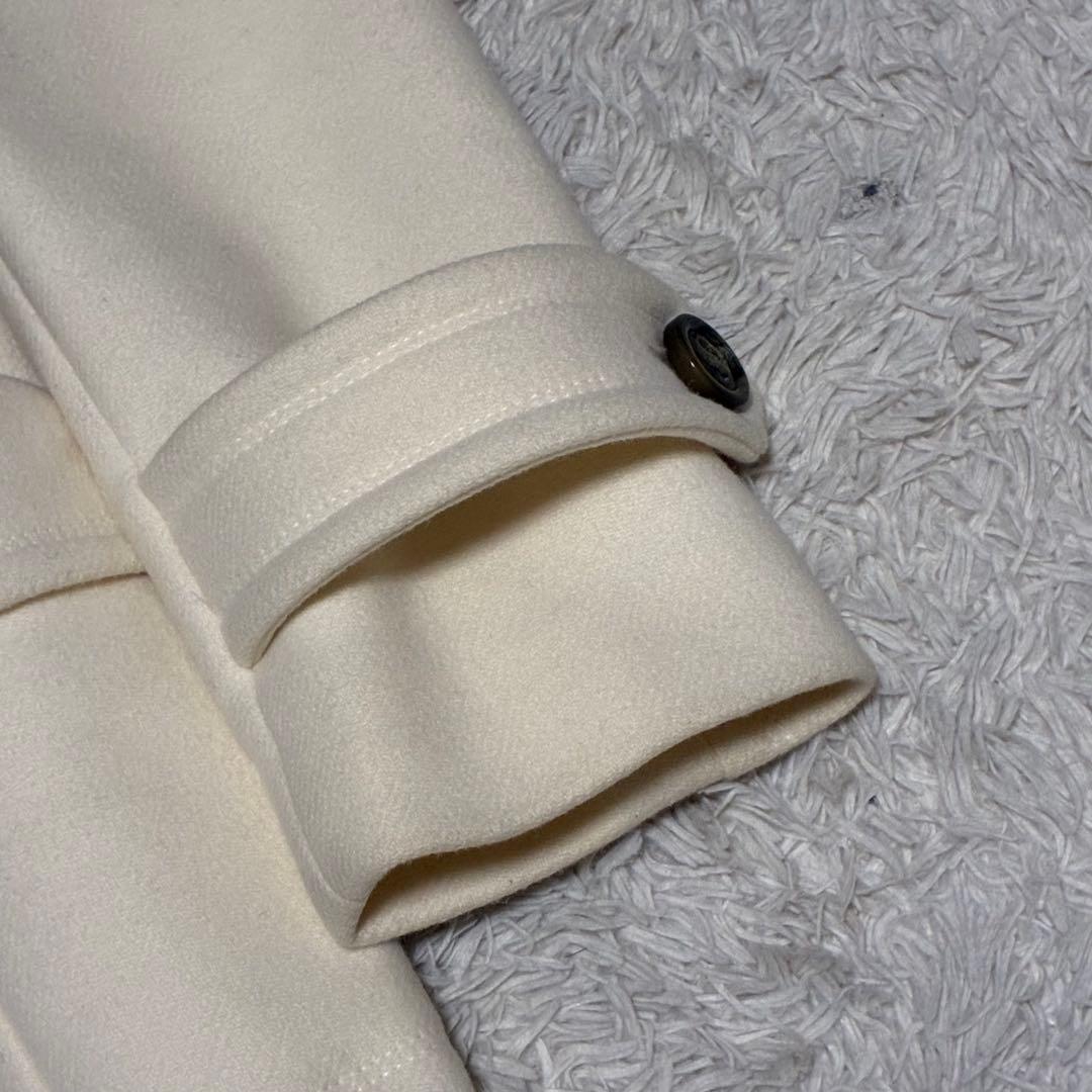 BURBERRY アンゴラ 2WAY チンストラップ ノバチェック コート