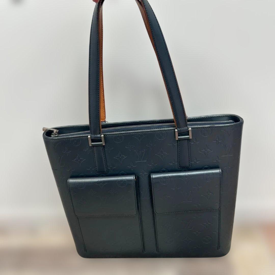 Louis Vuitton ダークブルー トートバッグ