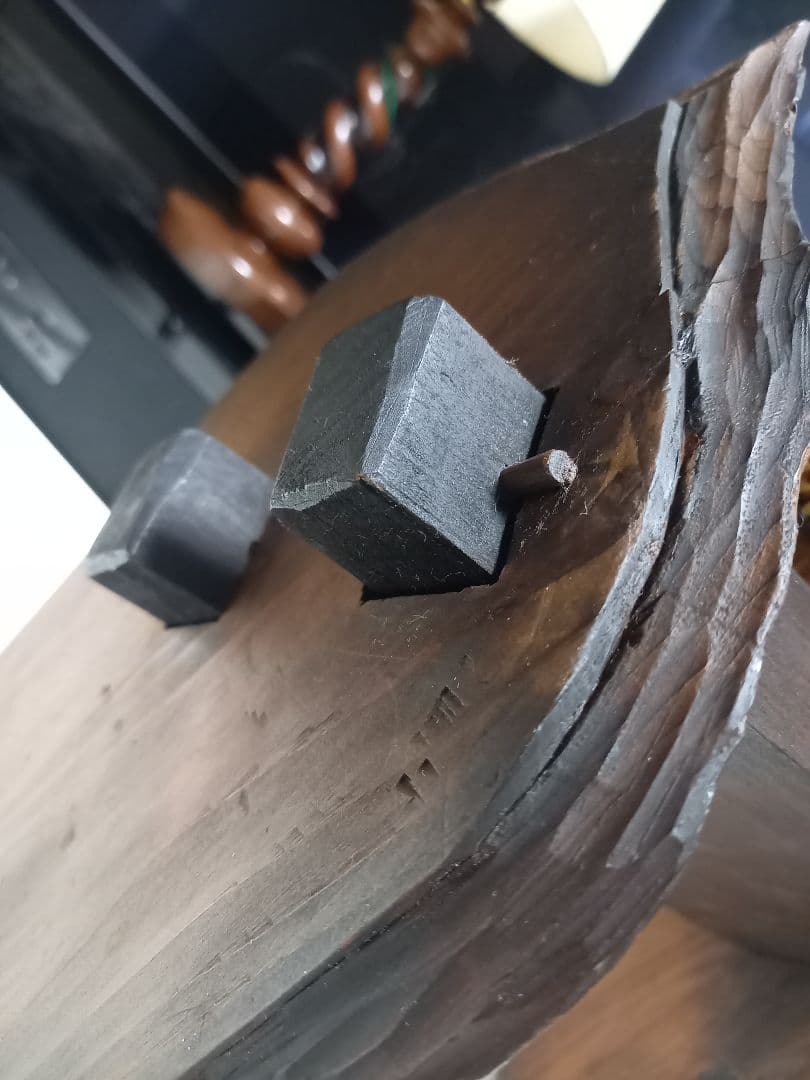 希少　アイヌ　民芸　楔　手彫り　ヴィンテージ　ハンティングトロフィー