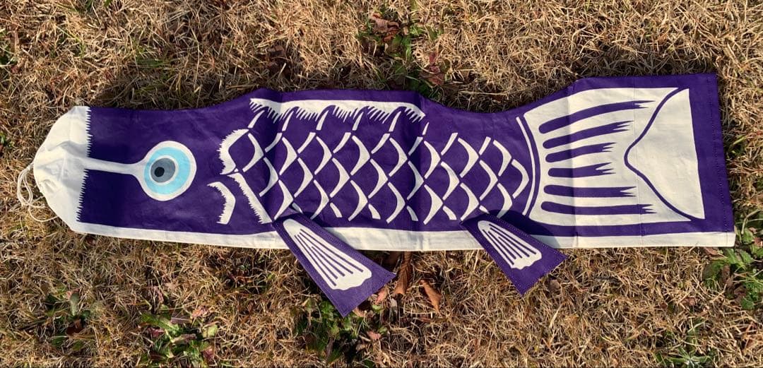 歌川広重「名所江戸百景　水道橋駿河台」手染め豆広重鯉1.1m子鯉青セット鯉のぼり