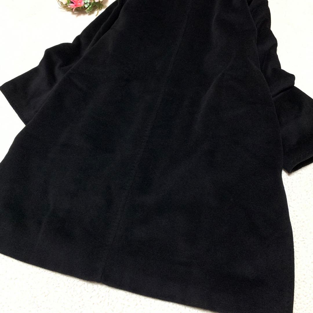 ★新品級　マックスマーラ　チェスターコート❤︎カシミアオーバーサイズ　黒　2XL