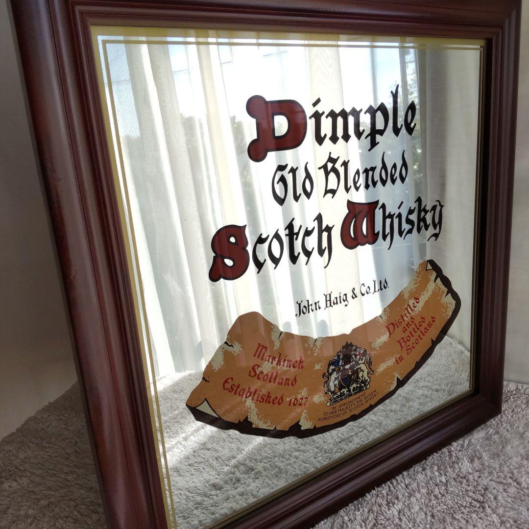 ビンテージ ★ パブミラー ★ ディンプル ディンプル スコッチウイスキー