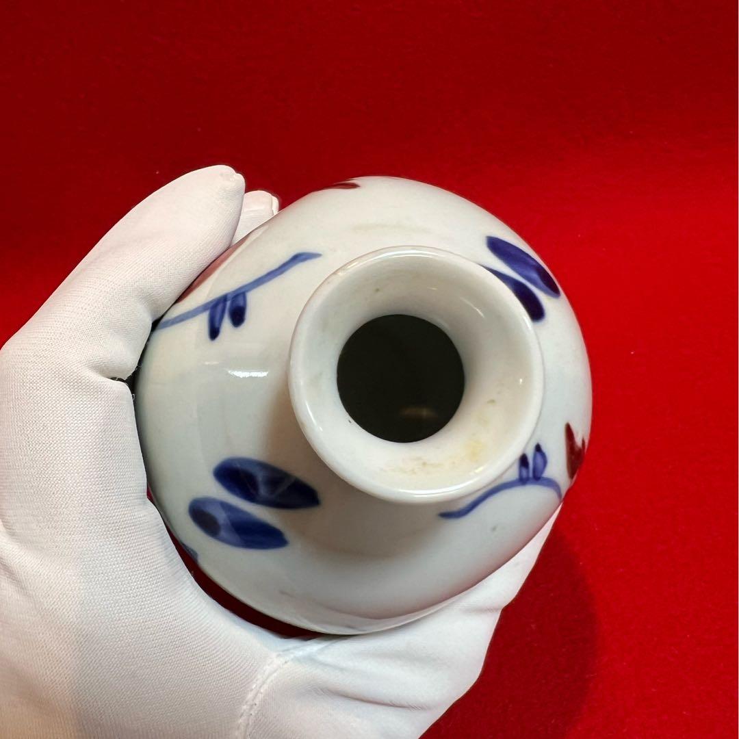 中国美術 古玩 景徳鎮 青花釉裹紅 花瓶 花入 花器 コレクション