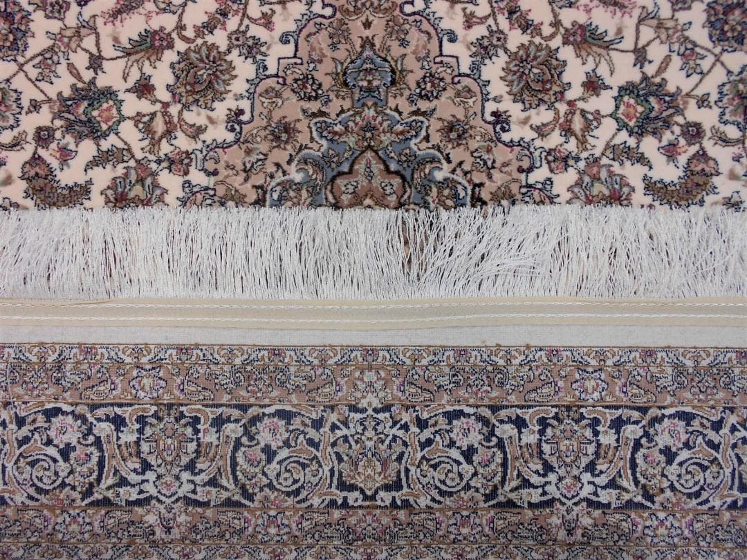 170万ノット！輝く、多色織絨毯！本場イラン産 150×225cm‐200981