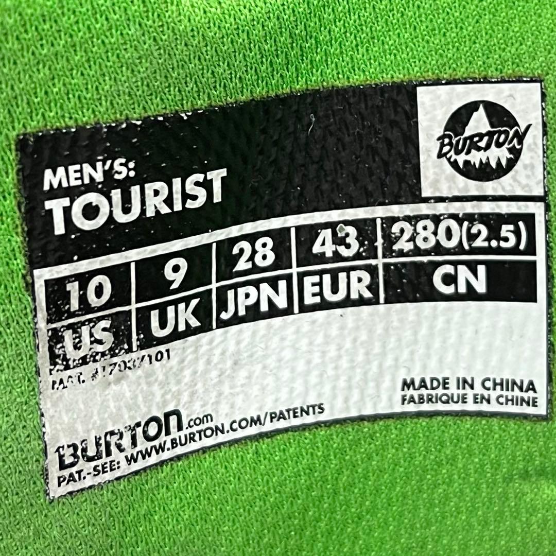 【即日発送】BURTON スノボブーツTOURIST ツーリスト 28.0cm
