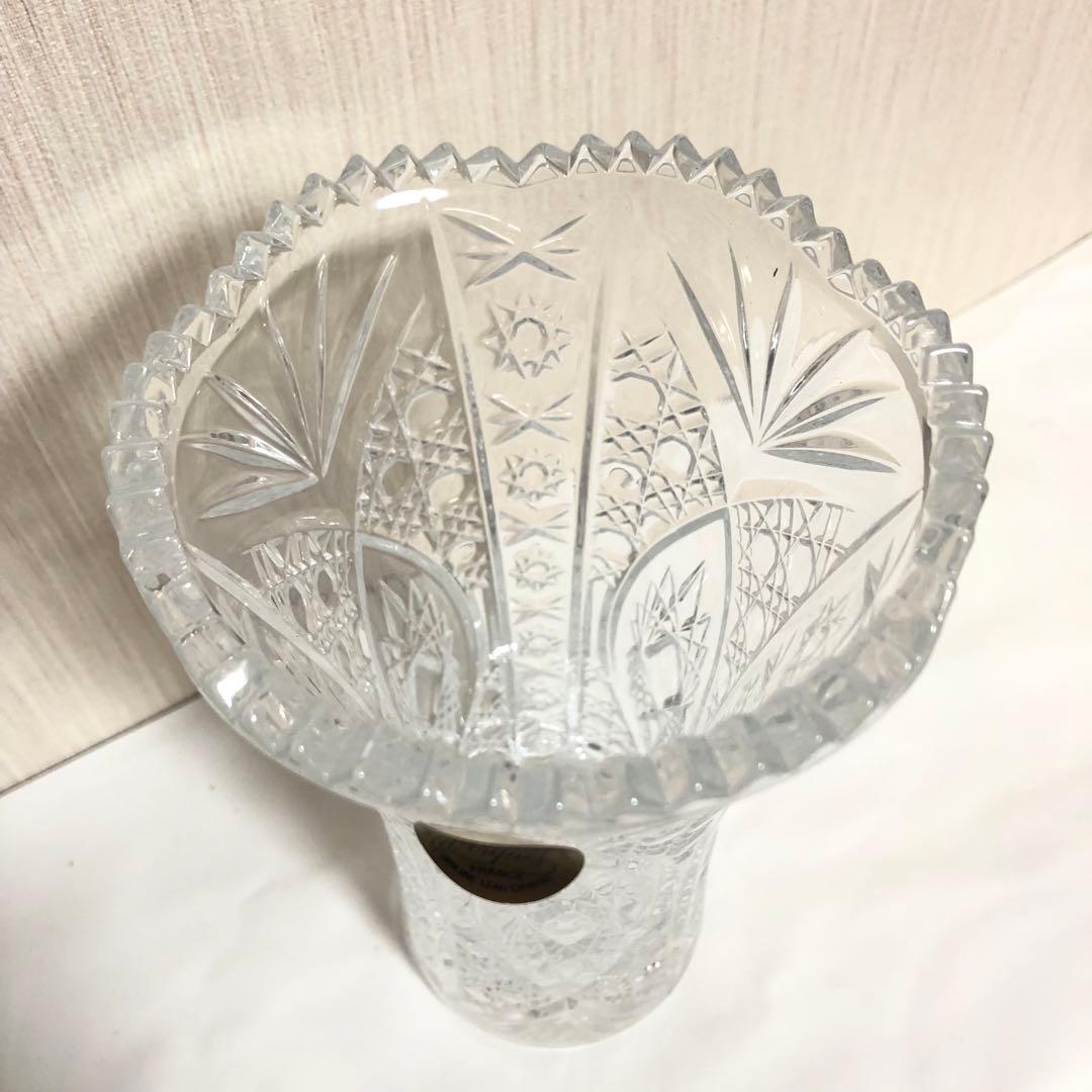 Cristal d’Arques クリスタルダルク　花瓶　未使用品　*