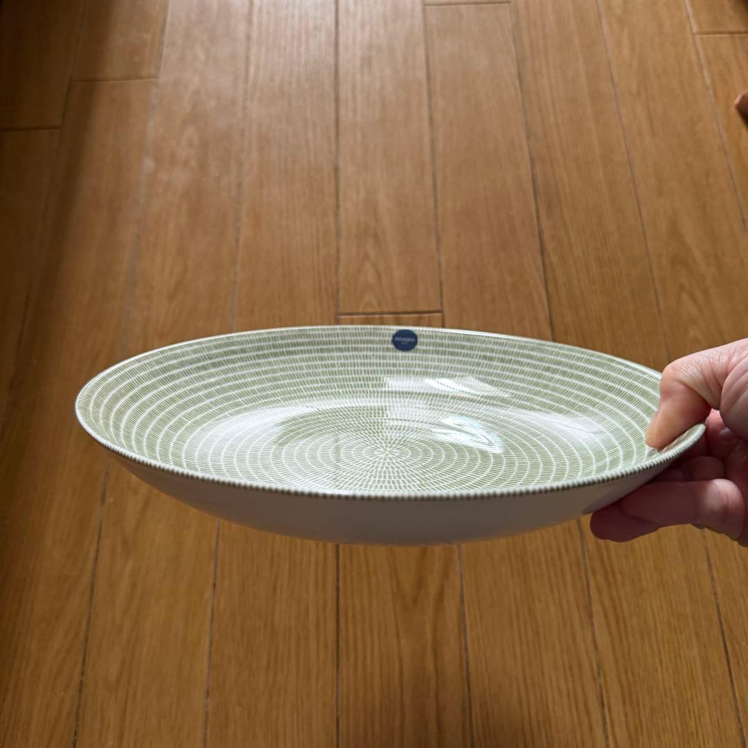 24h アベック プレート ２枚　（アラビア／ARABIA） 24cm グリーン