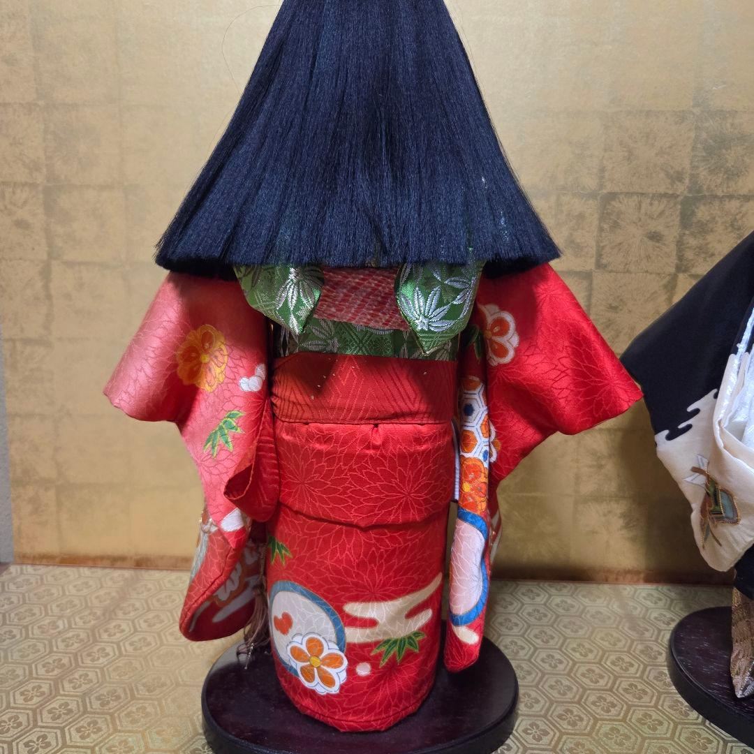 松寿作　 市松人形 　2体　男の子　女の子