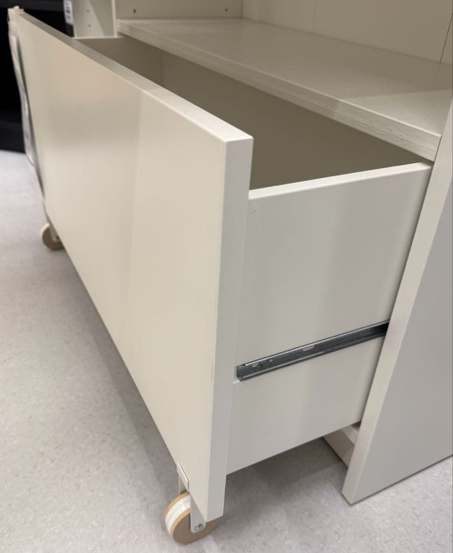 【IKEA】BILLY ビリー 引き出し キャスター付き 80x28x44 cm