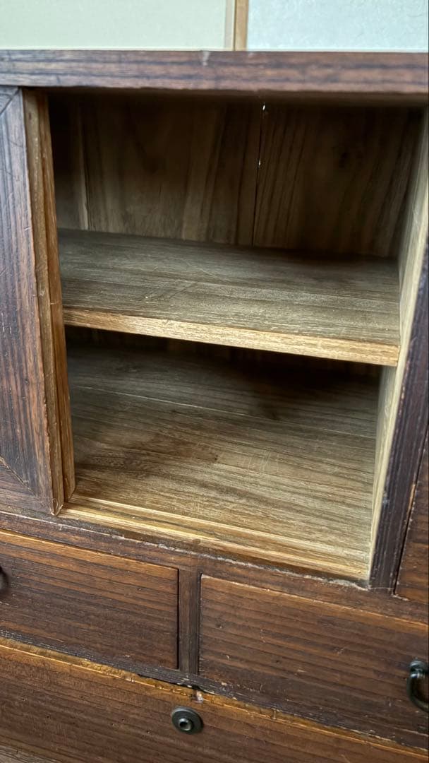 古民具　古箪笥　桐箪笥　古引き出し　小物入れ　昭和アンティーク　レトロ