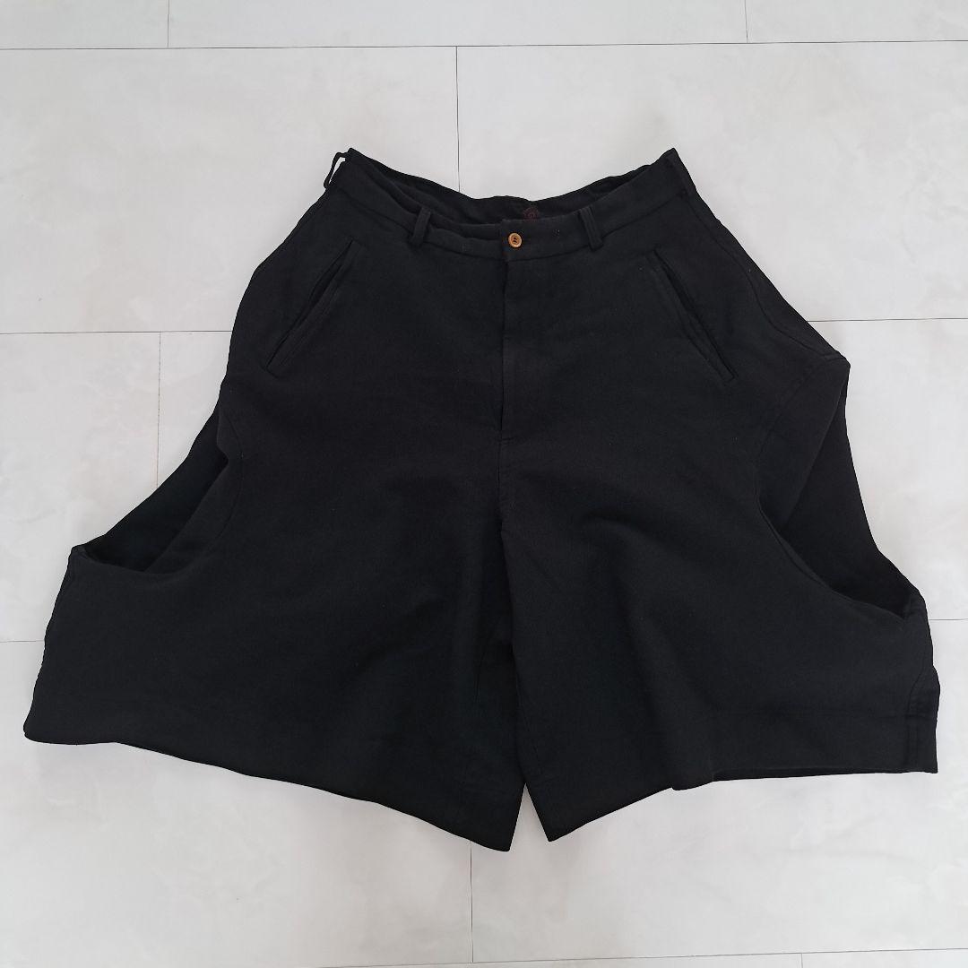 コム・デ・ギャルソン　２０１４　ポリエステル縮絨フレアキュロットパンツ