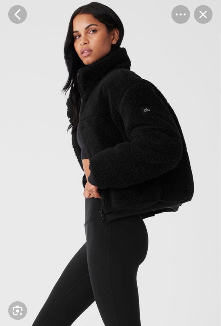 新品alo SHERPA  ANGEL PUFFER ×ブラックM