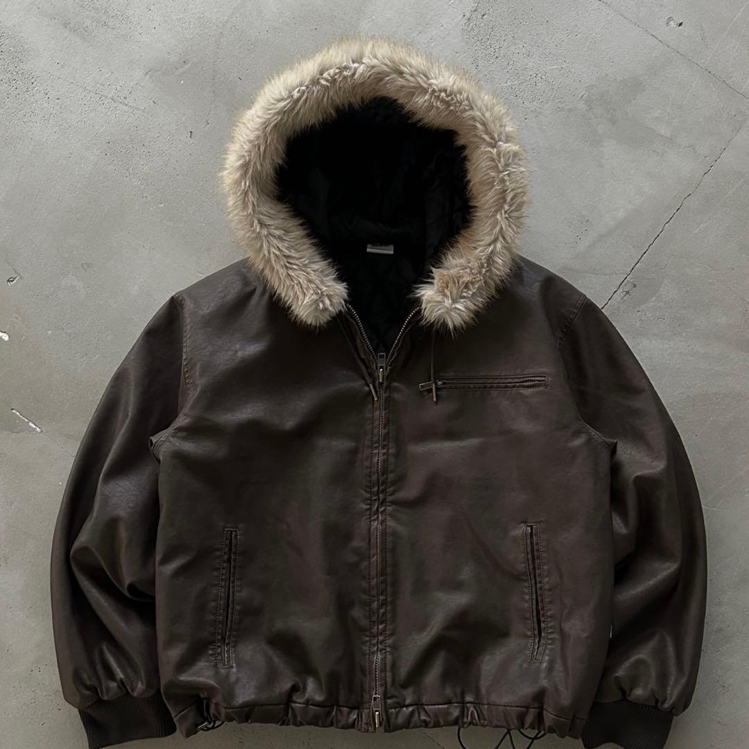 WISH FOR EVER ファージャケット ブラウン Sサイズ