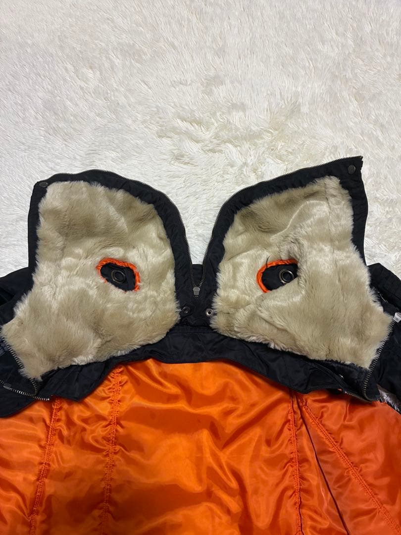 AVIREX N2B セカンド リモデルフライトジャケット ミリタリー ブラック