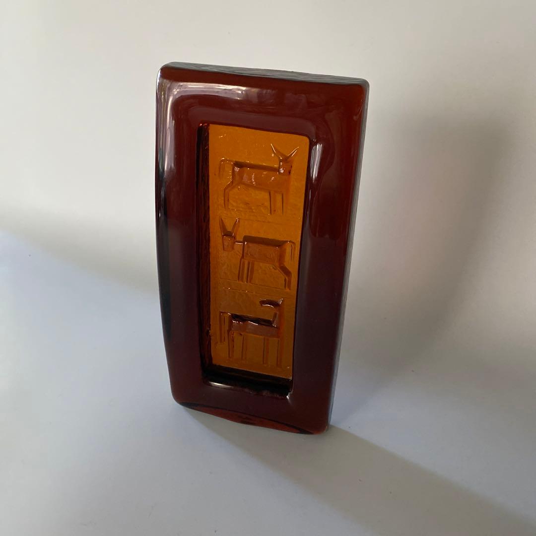 Boda Erik Hoglund エリック・ホグラン アンバー オブジェ 灰皿