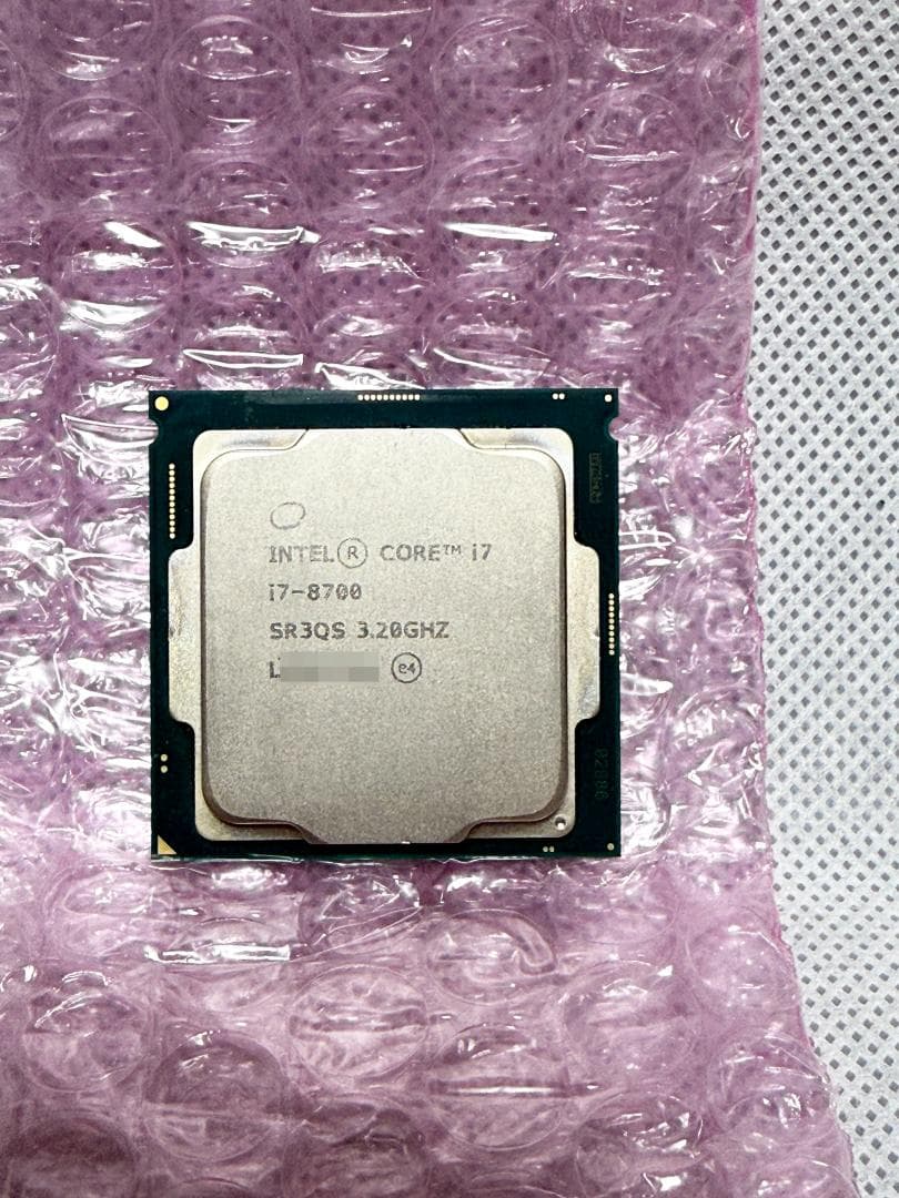 【動作チェック済】intel Core i7-8700 SR3QS 3.2GHz