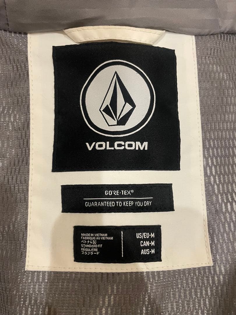 専用VOLCOM GORE-TEX M ホワイト　ボルコム　ウェア　ジャケット