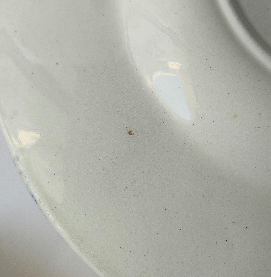 希少　美品　リュネビル　お花のオーバル皿　フランスアンティーク