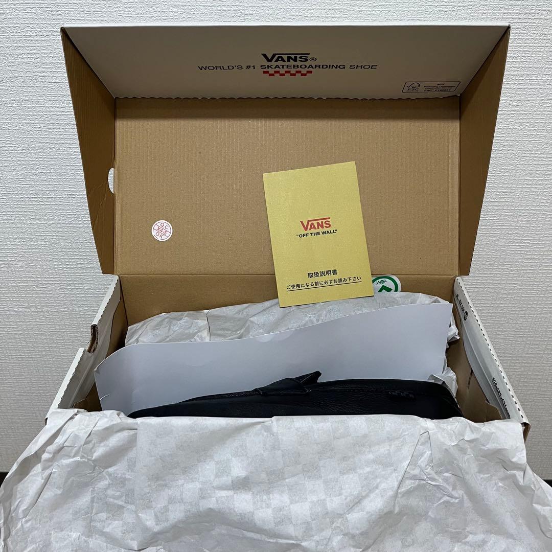 VANS レザースケートローファー ブラック27.5cm プロモデルUS企画