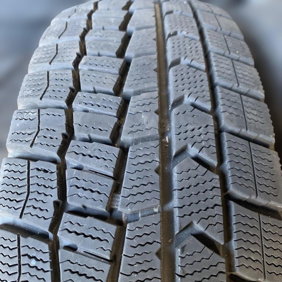 ①gin スタッドレス ダンロップ WM02 185/70R14 青700