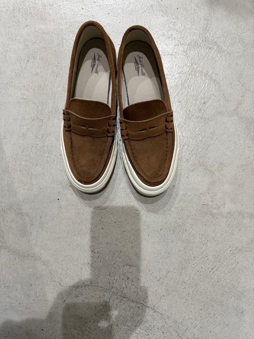 着用5回グラフペーパーJack Purcell ブラウン スリッポン