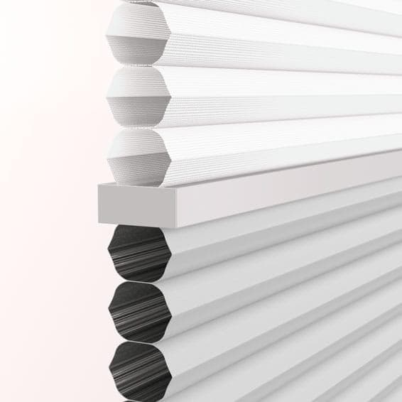 未使用　ハニカムシェード　シアーホワイトグレー　133×166