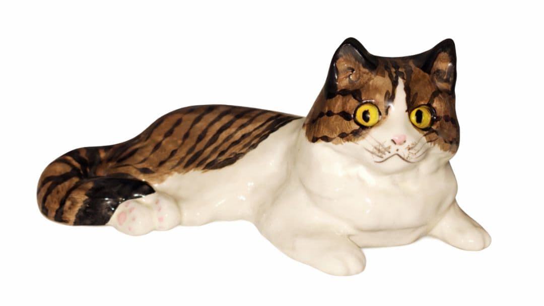 猫 置物 N.S. GUSTIN ケンジントンキャット ウィンスタンレイキャット