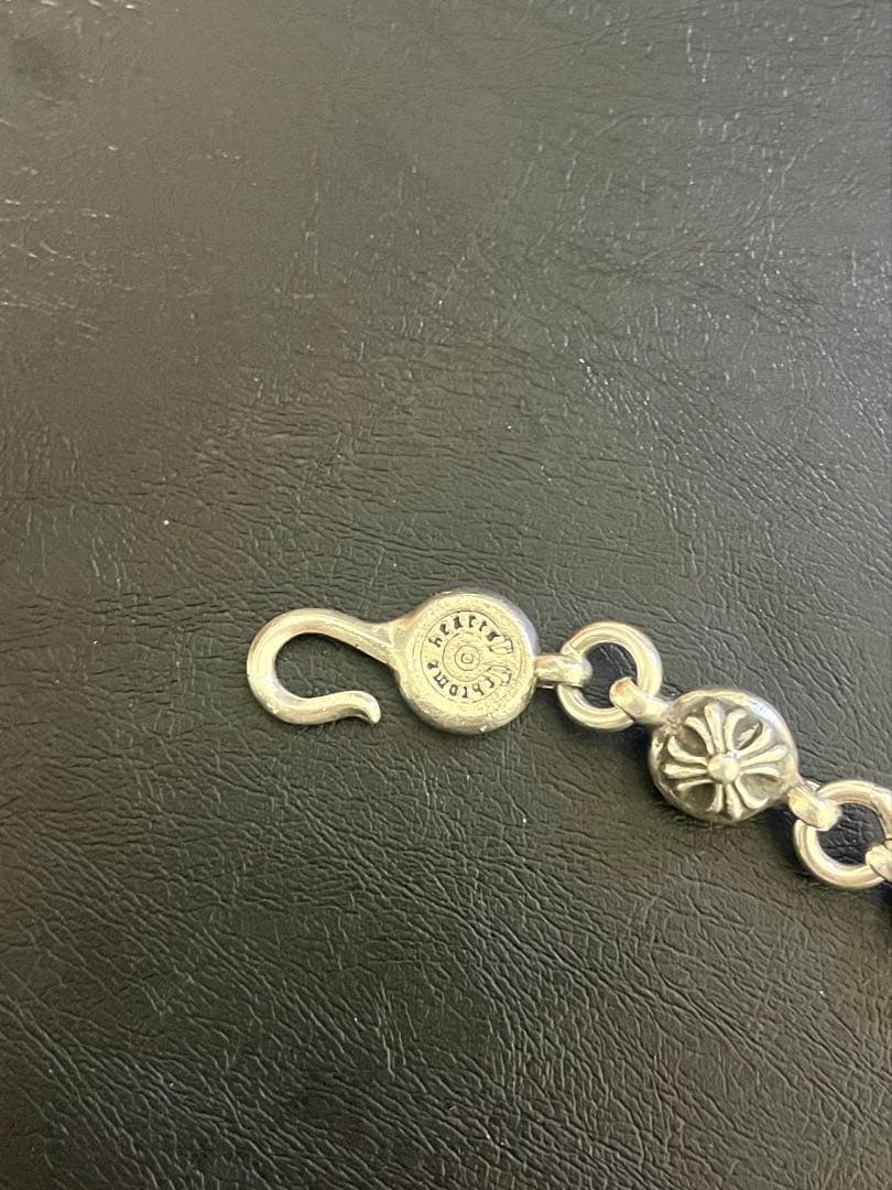 CHROME HEARTS クロスボール シルバーブレスレット【中古】