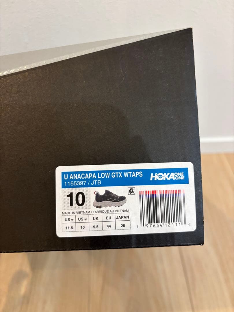 靴 WTAPS x Hoka Anacapa Low GTX US10 28cm