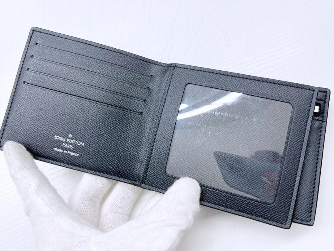 25年現行品 美品 ルイヴィトン アメリゴNM 二つ折り財布 ID M62045