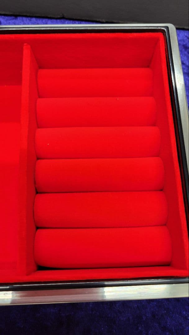 高岡漆器 螺鈿 桜模様 宝箱 青貝塗 アクセサリー