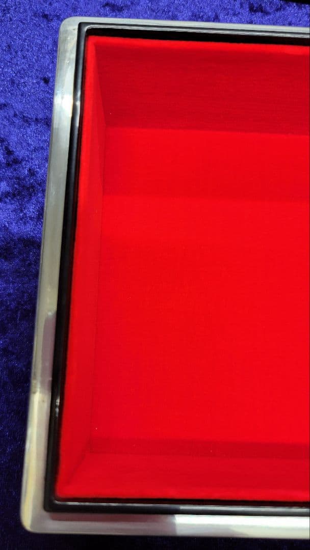 高岡漆器 螺鈿 桜模様 宝箱 青貝塗 アクセサリー