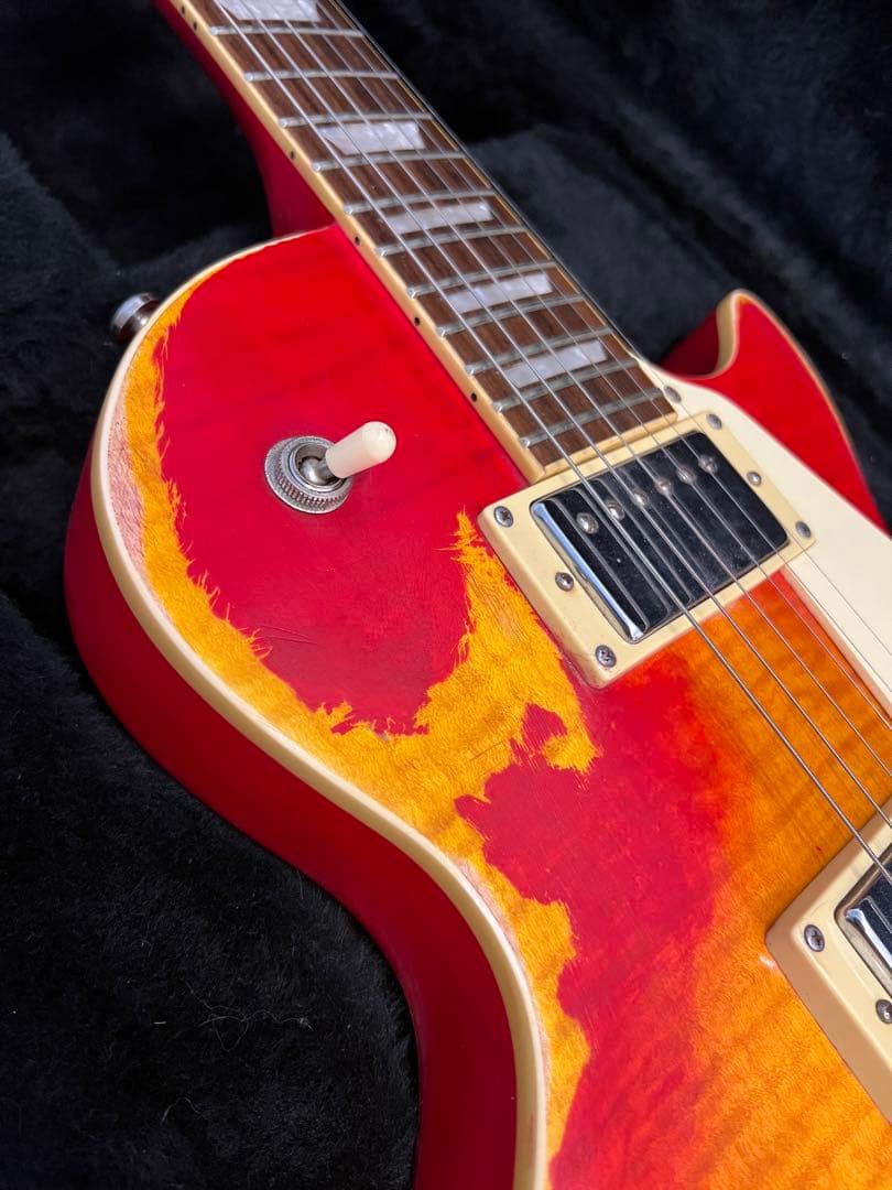 【km】Epiphone Les Paul Standard レリック加工