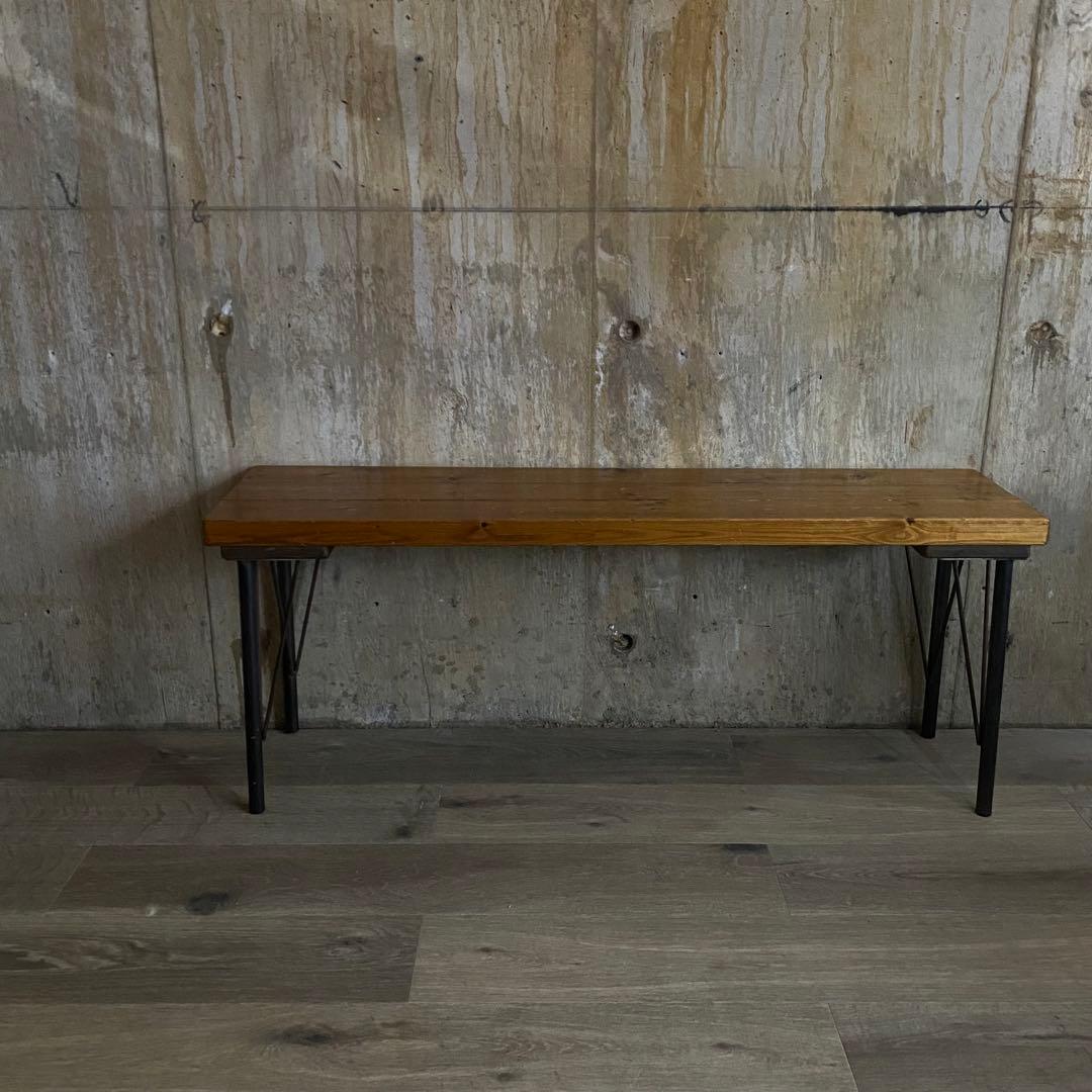 インダストリアル　ベンチ　長椅子　レトロ