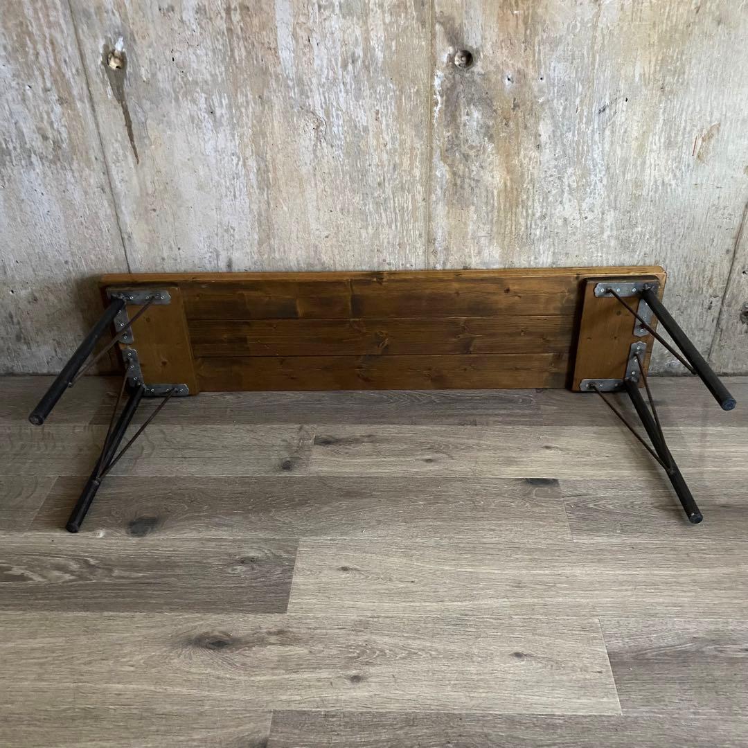 インダストリアル　ベンチ　長椅子　レトロ