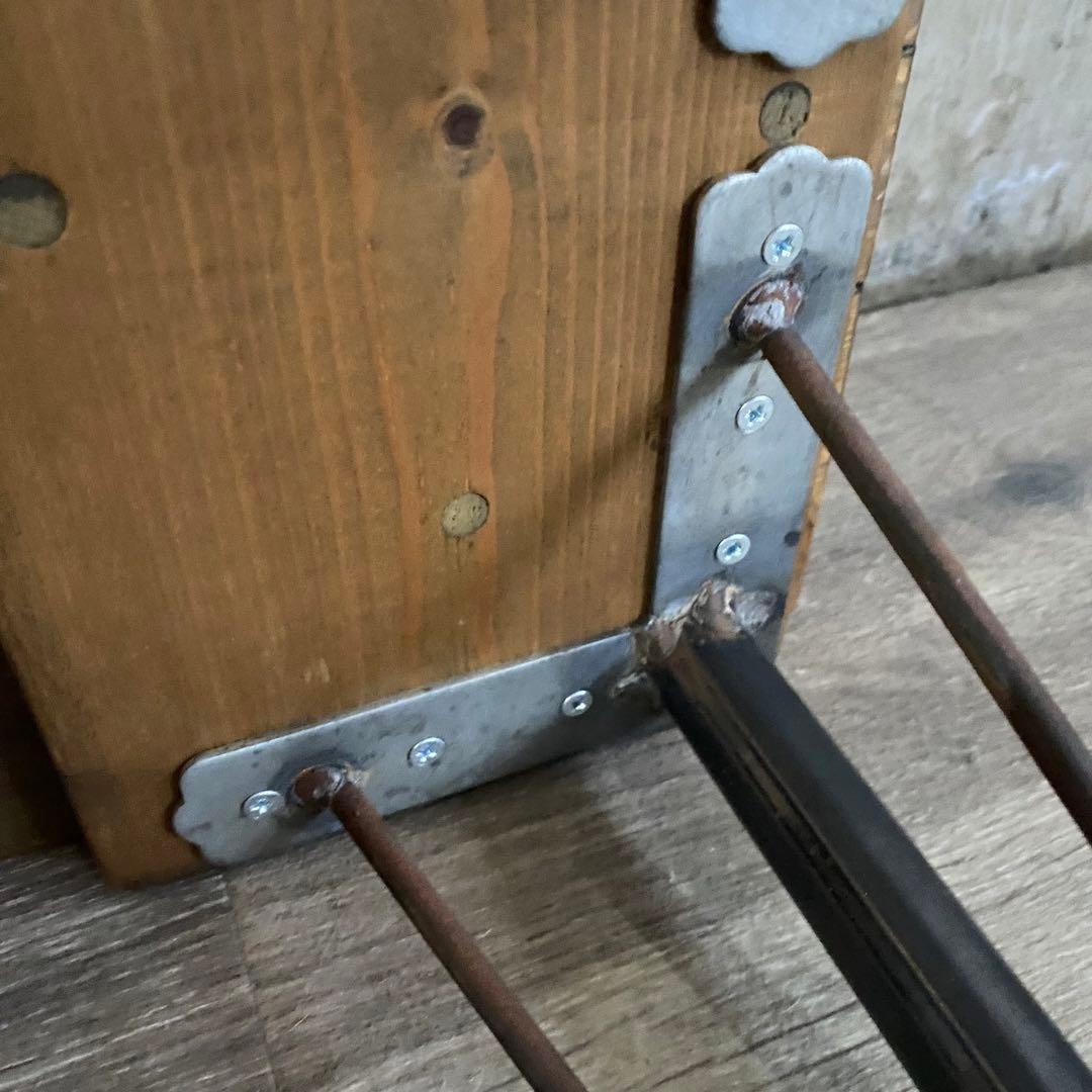 インダストリアル　ベンチ　長椅子　レトロ