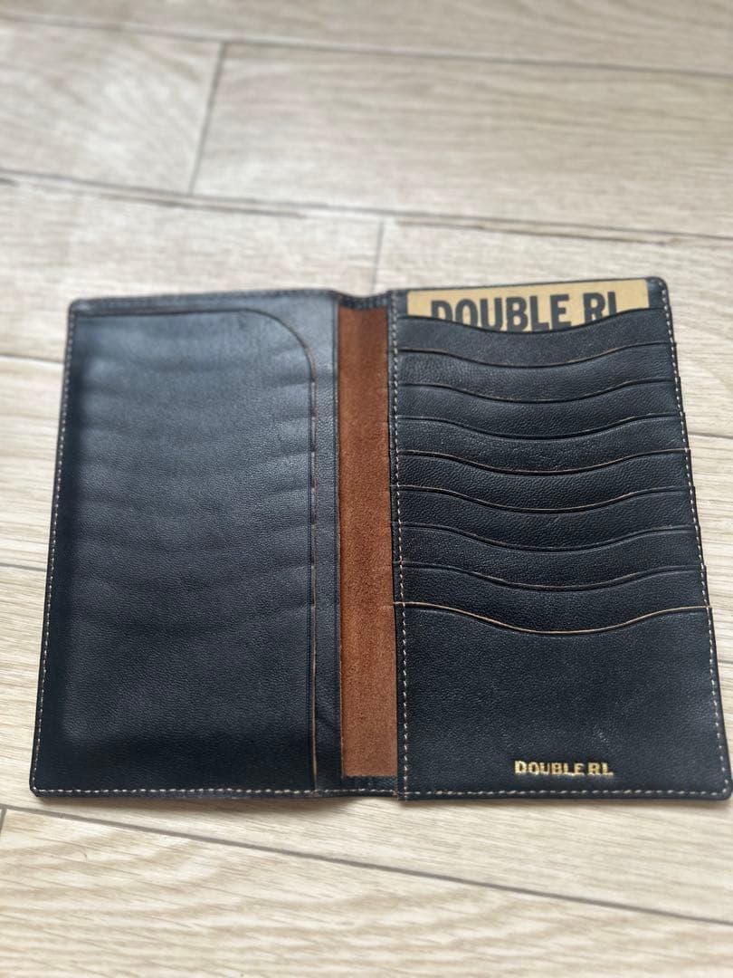 RRL DOUBLE RL ブラック 二つ折り財布