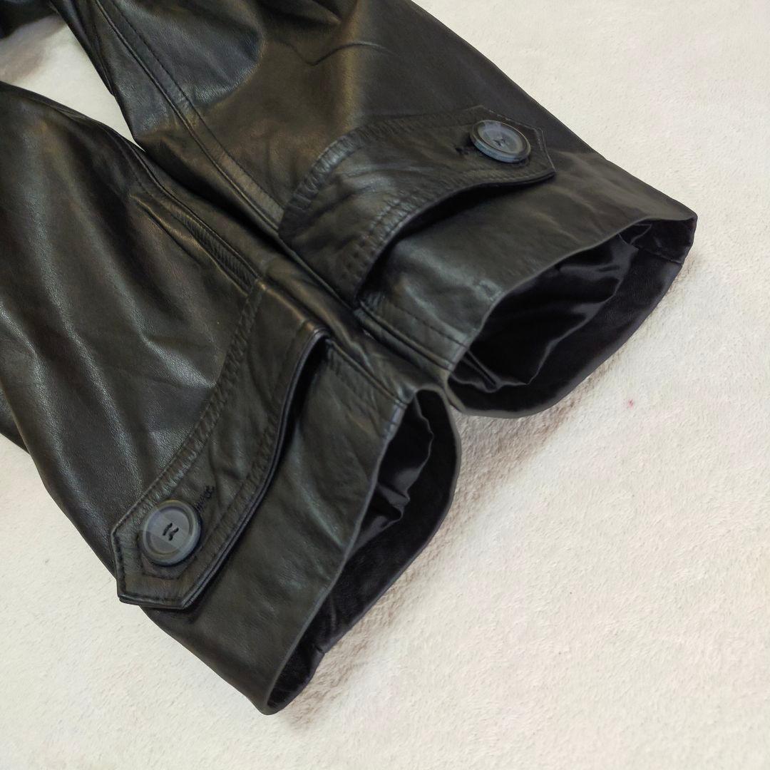 HARAJUKU MOTHER　オールレザー　牛革　　ロングトレンチコート