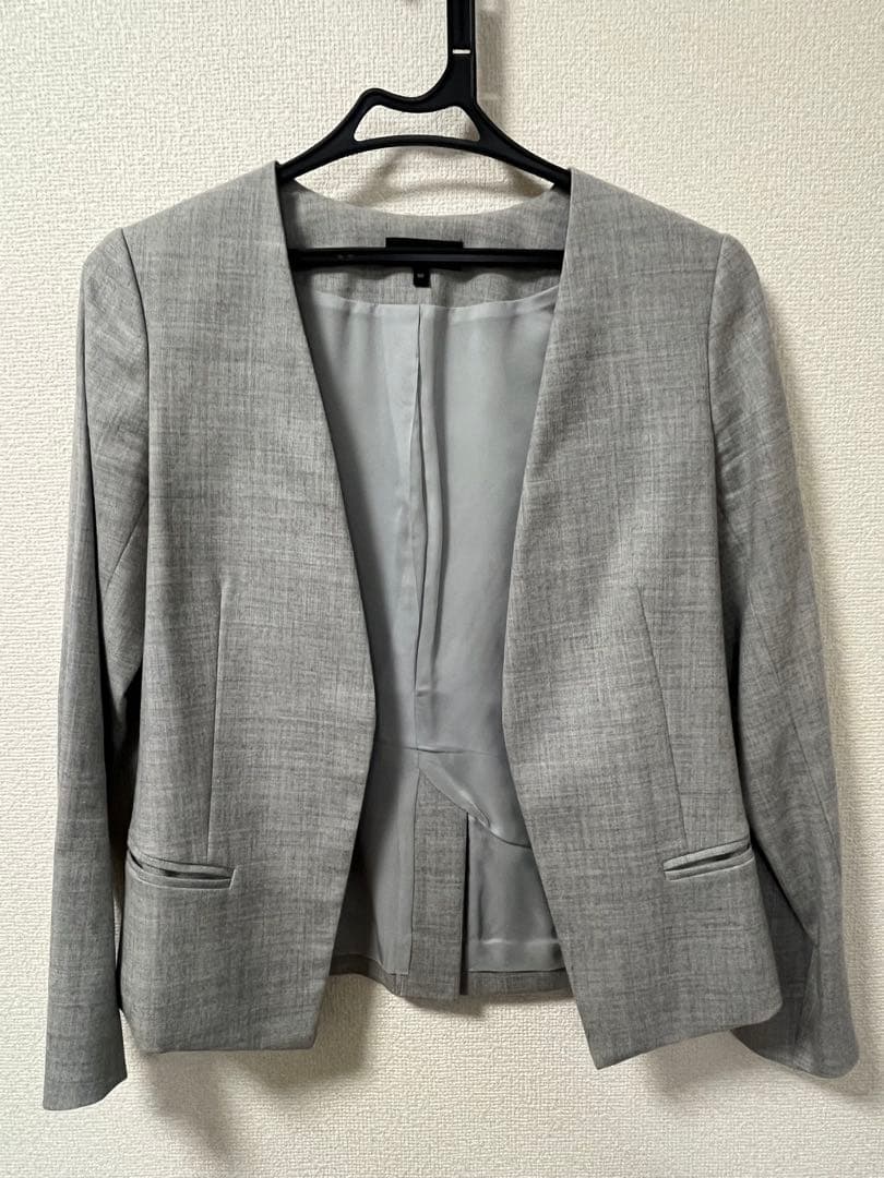 theory／グレーパンツスーツ 上下セット