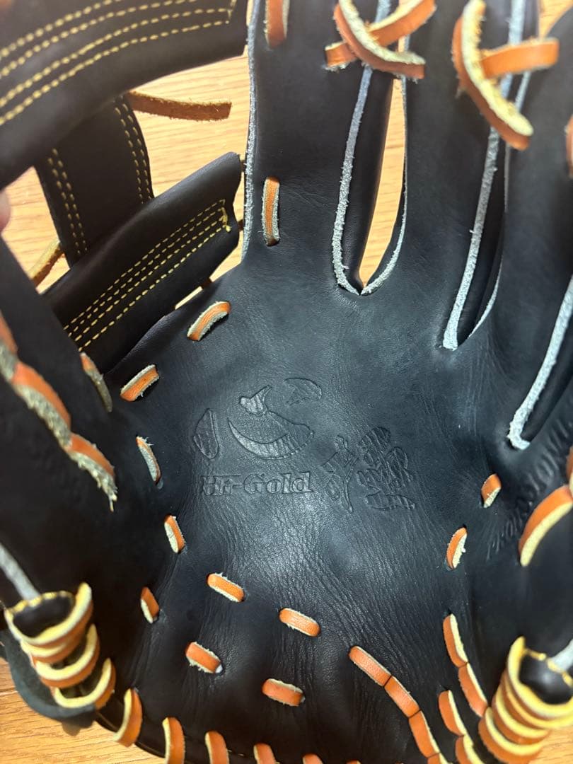 Hi-Gold 軟式グローブ型付け済 即使用可 ボール・袋付き