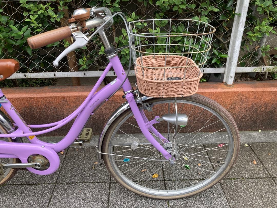 あさひ ASAHI フェリーク ジュニア 自転車24インチ パープル