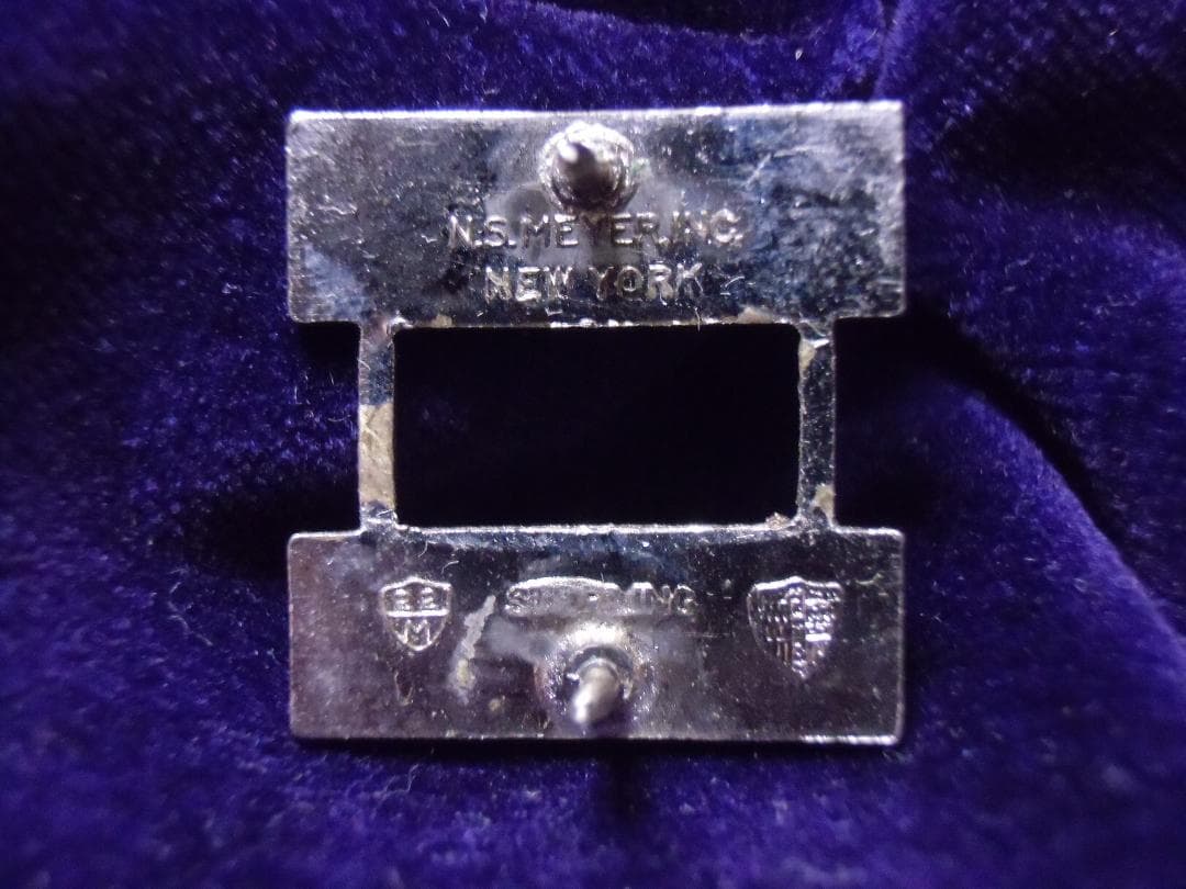 く*~様 ★アメリカ軍＊陸軍/空軍＊９２５銀製＊カッターシャツ用＊大尉＊階級章（