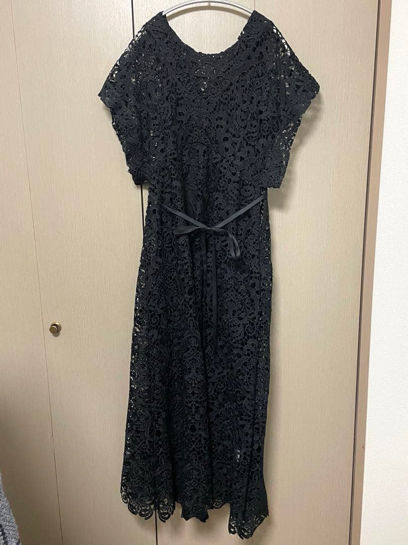 ワンピース MEDI 2WAY FLARE CHEMICAL LACE DRESS
