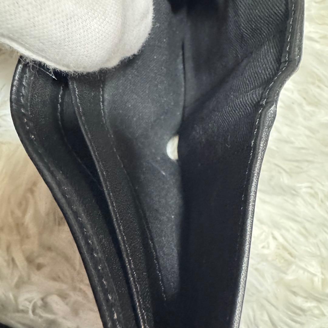 Vivienne Westwood 二つ折り財布　レザー　ブラック　オーブ