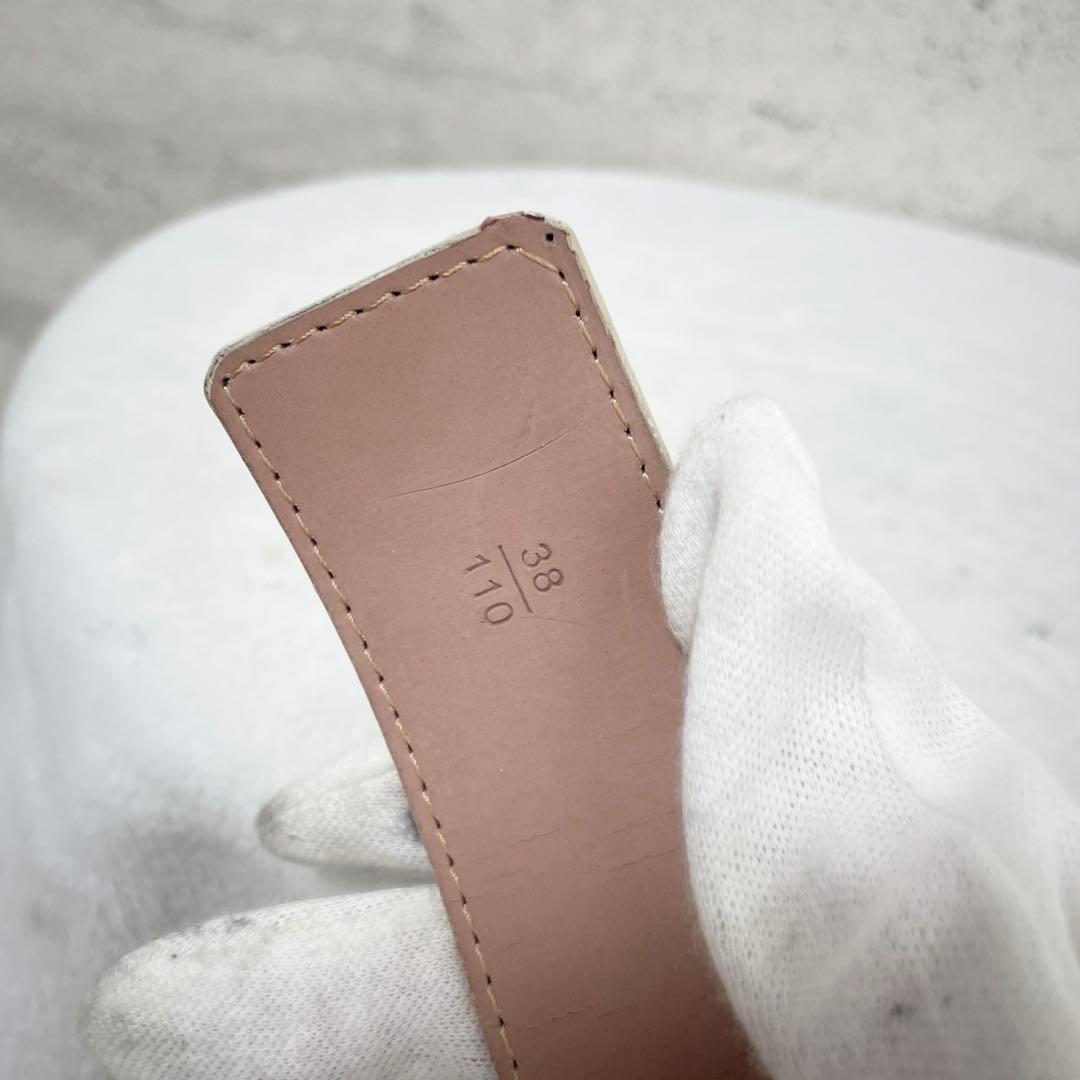 LOUISVUITTON ルイヴィトン　ベルト　ダミエ　レザー　本革