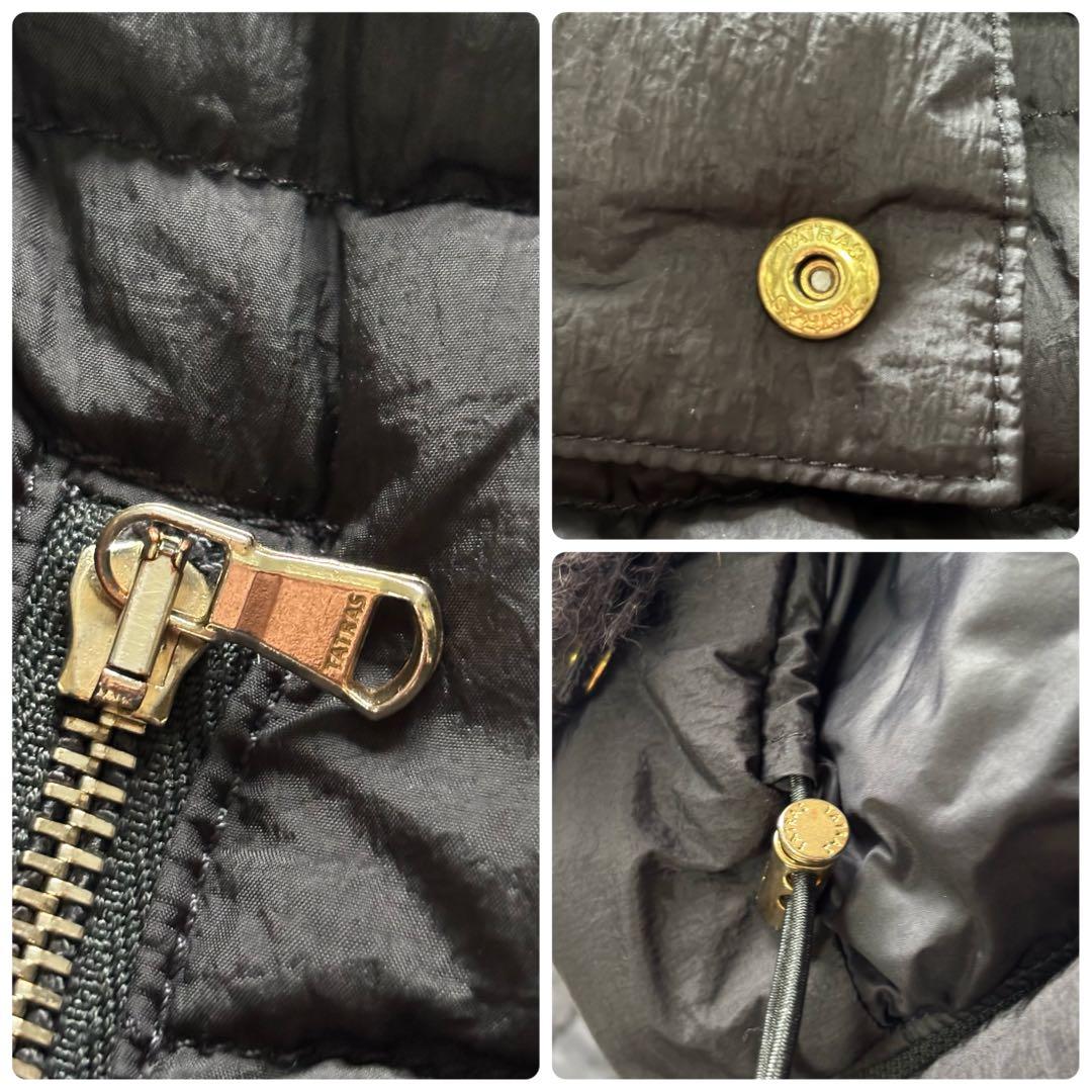 タトラス オルシエラ ダウン ベスト ブラック M 2 ファー レディース