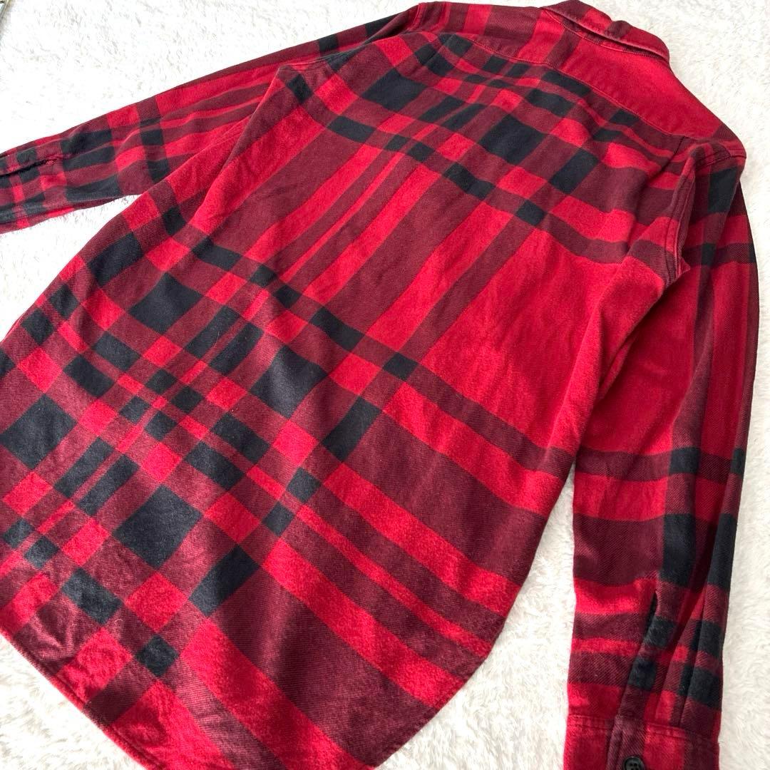 希少 エンジニアードガーメンツ バードシューターフランネルシャツ ロング USA